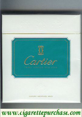 Cartier Luxury Menthol Mild cigarettes